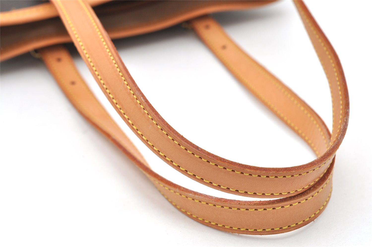 Authentic Louis Vuitton Monogram Bucket PM Shoulder Tote Bag M42238 Junk 3037K