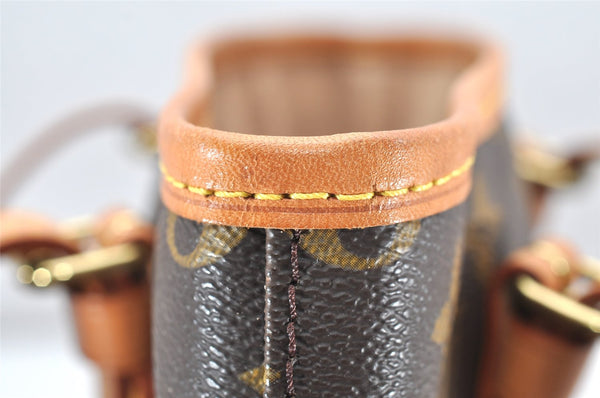 Authentic Louis Vuitton Monogram Bucket PM Shoulder Tote Bag M42238 Junk 3037K