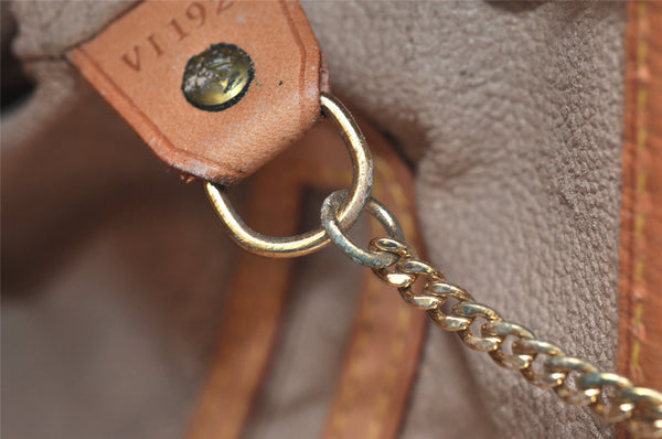 Authentic Louis Vuitton Monogram Bucket PM Shoulder Tote Bag M42238 Junk 3037K