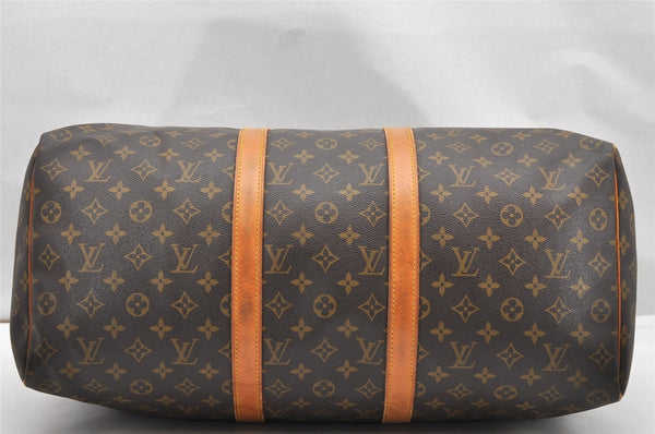 Authentic Louis Vuitton Monogram Keepall 50 Travel Boston Bag M41426 LV 3038K