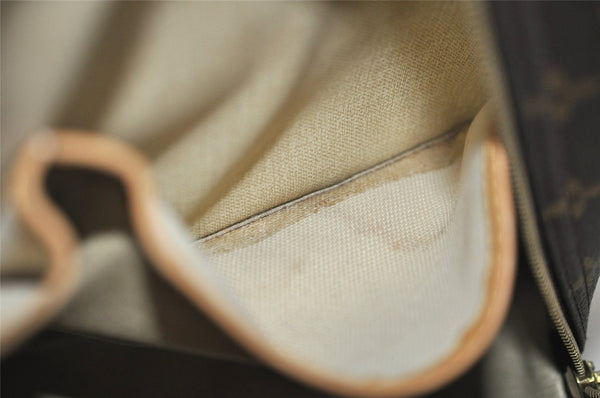 Authentic Louis Vuitton Monogram Deauville Hand Bag M47270 LV 3039I