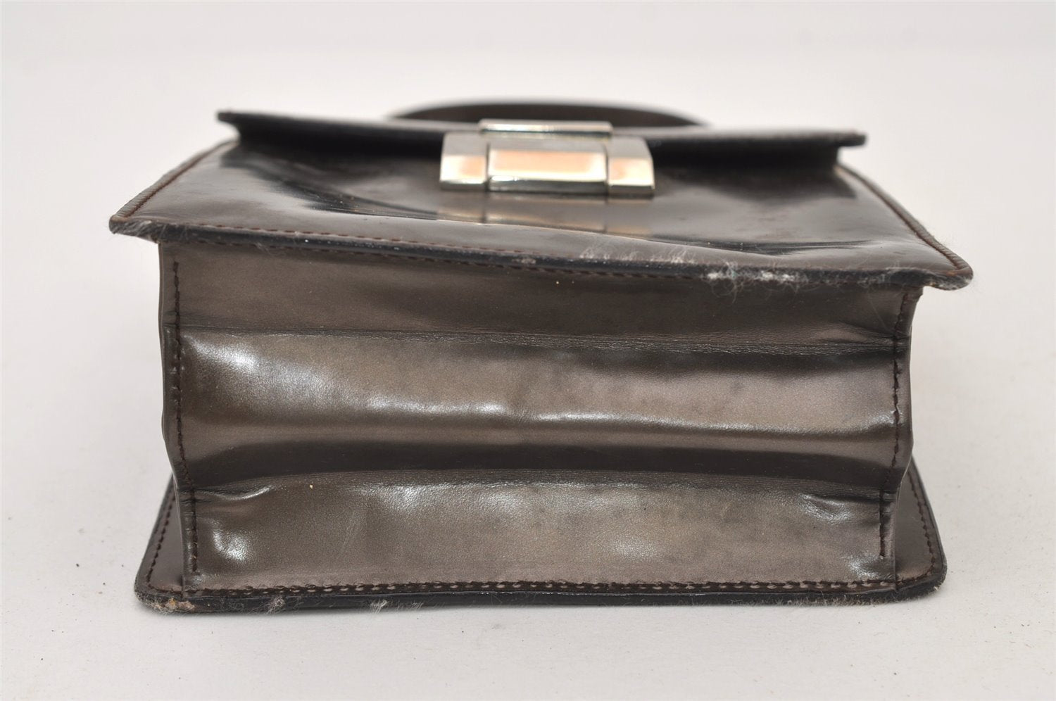 Authentic GUCCI Vintage 2Way Shoulder Hand Bag Purse Leather Brown Junk 3041J