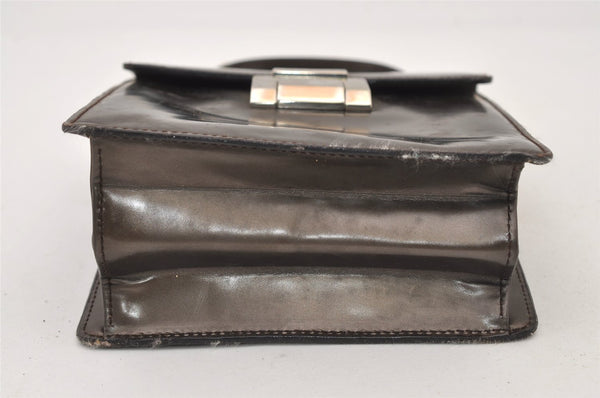 Authentic GUCCI Vintage 2Way Shoulder Hand Bag Purse Leather Brown Junk 3041J