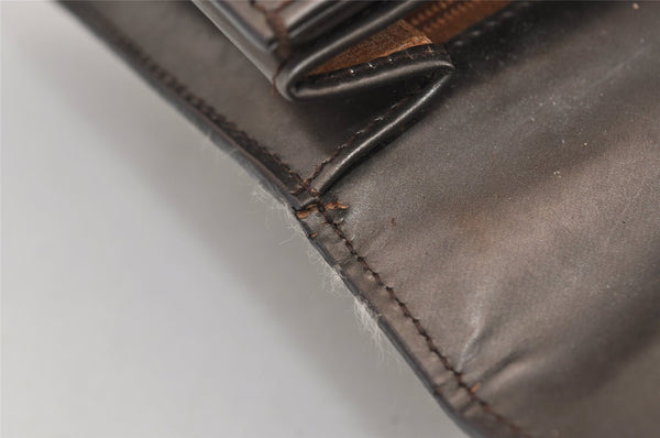 Authentic GUCCI Vintage 2Way Shoulder Hand Bag Purse Leather Brown Junk 3041J