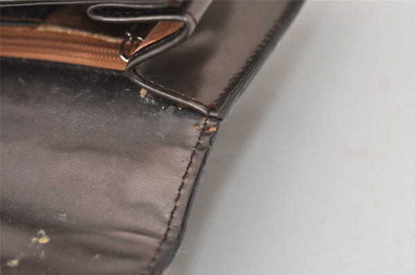 Authentic GUCCI Vintage 2Way Shoulder Hand Bag Purse Leather Brown Junk 3041J