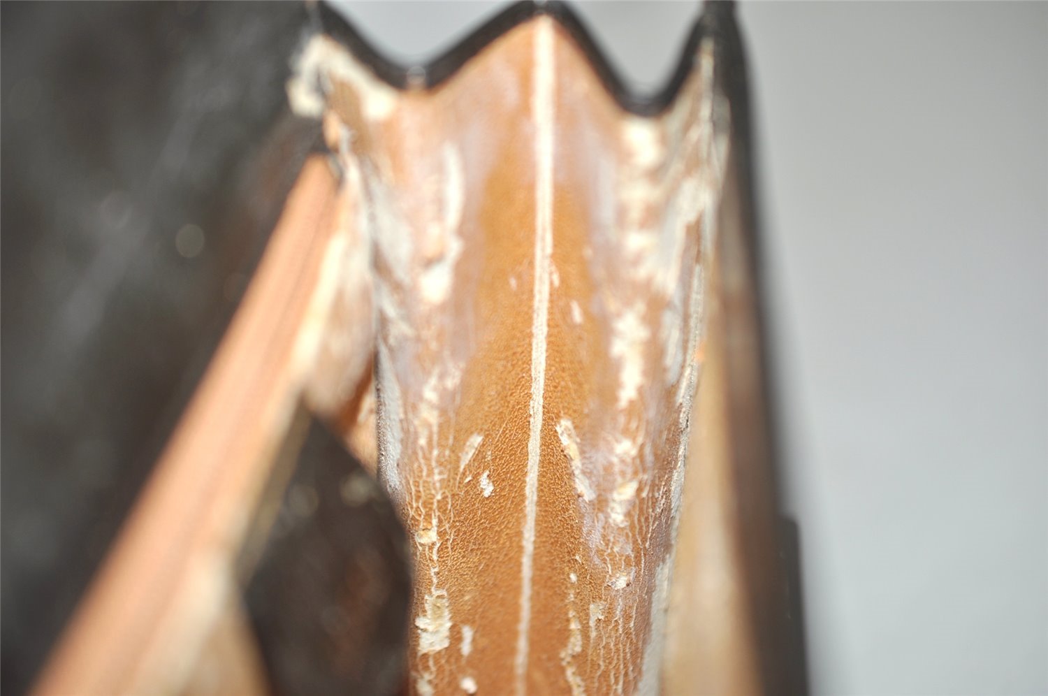 Authentic GUCCI Vintage 2Way Shoulder Hand Bag Purse Leather Brown Junk 3041J