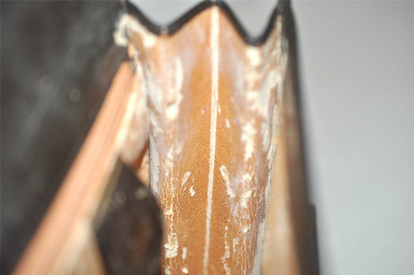 Authentic GUCCI Vintage 2Way Shoulder Hand Bag Purse Leather Brown Junk 3041J