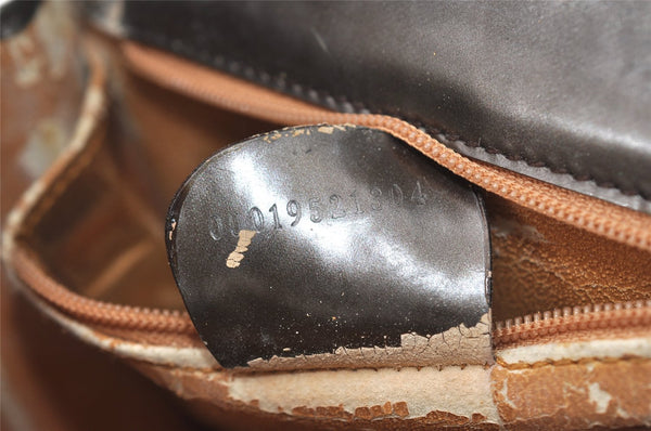 Authentic GUCCI Vintage 2Way Shoulder Hand Bag Purse Leather Brown Junk 3041J