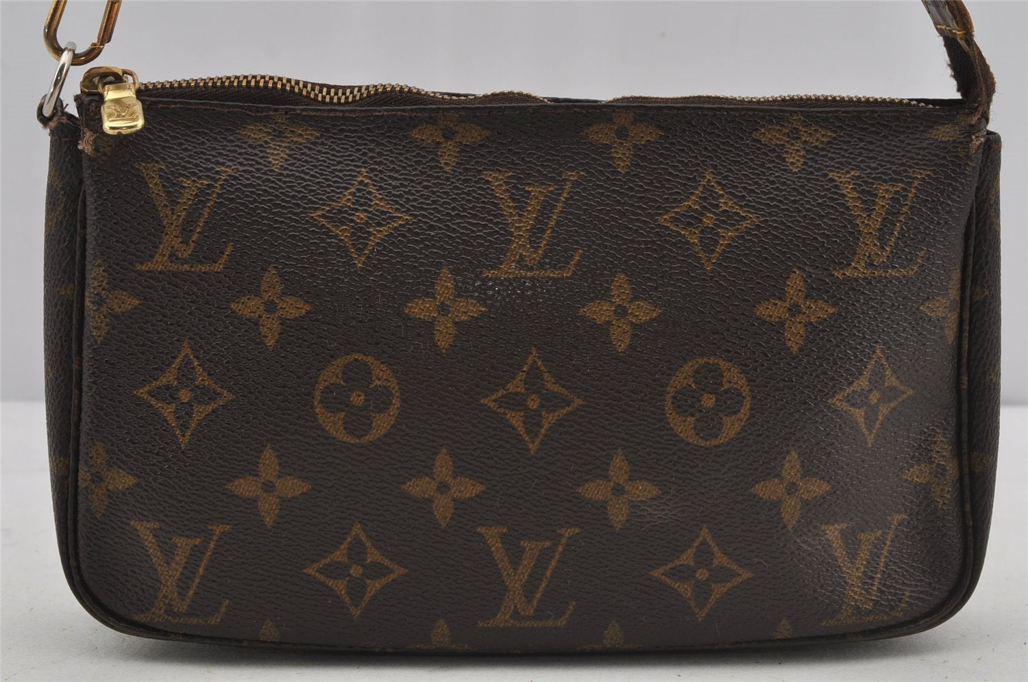 Authentic Louis Vuitton Monogram Pochette Accessoires Pouch M51980 LV 3042J
