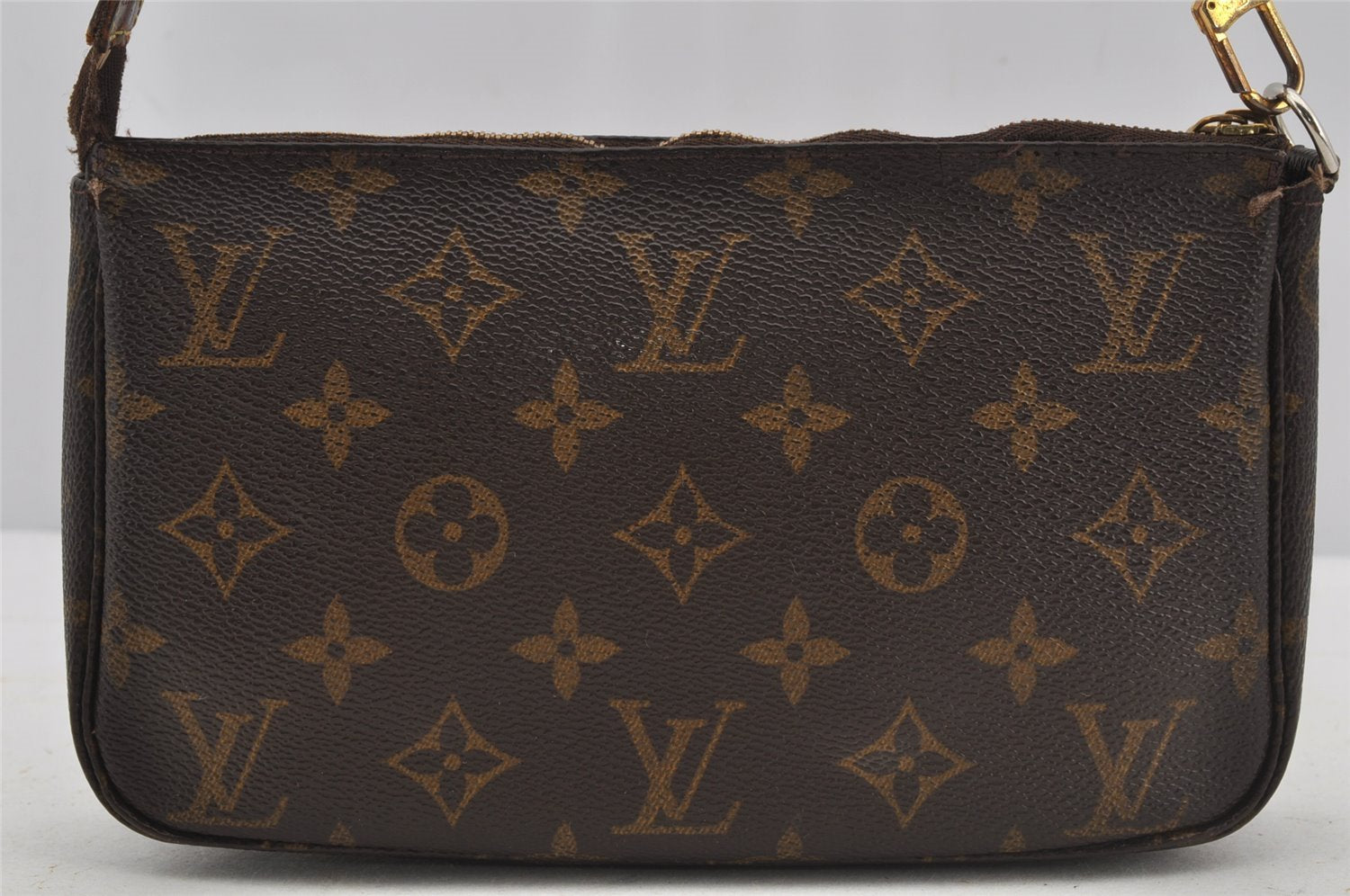 Authentic Louis Vuitton Monogram Pochette Accessoires Pouch M51980 LV 3042J