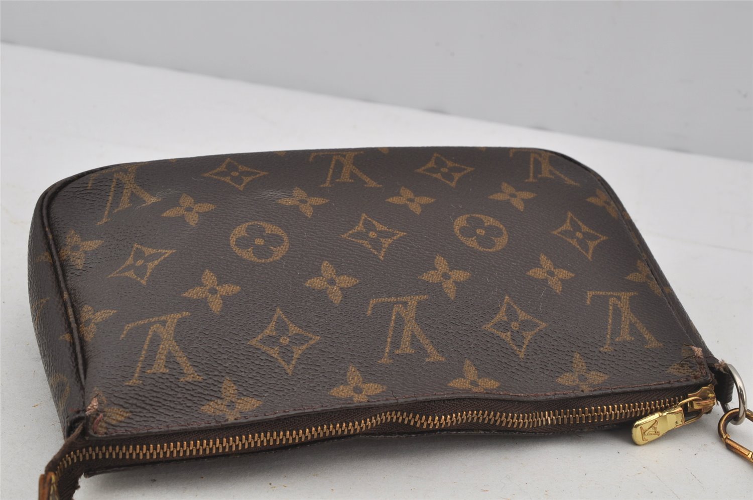 Authentic Louis Vuitton Monogram Pochette Accessoires Pouch M51980 LV 3042J