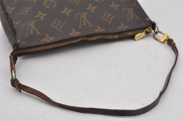 Authentic Louis Vuitton Monogram Pochette Accessoires Pouch M51980 LV 3042J