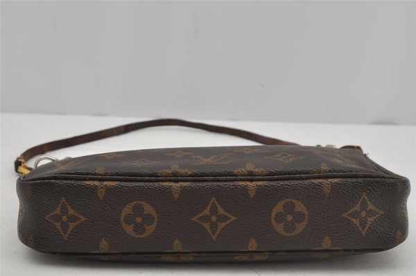 Authentic Louis Vuitton Monogram Pochette Accessoires Pouch M51980 LV 3042J