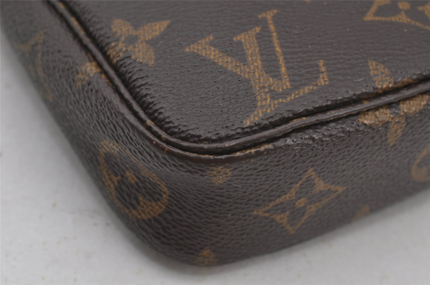 Authentic Louis Vuitton Monogram Pochette Accessoires Pouch M51980 LV 3042J