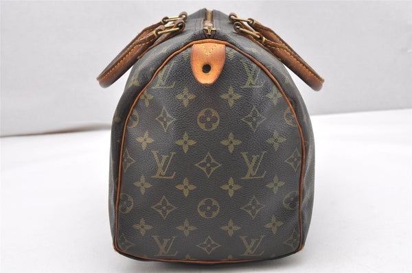 Authentic Louis Vuitton Monogram Speedy 30 Hand Boston Bag M41526 Junk 3043K