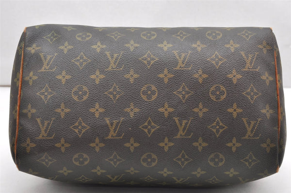 Authentic Louis Vuitton Monogram Speedy 30 Hand Boston Bag M41526 Junk 3043K