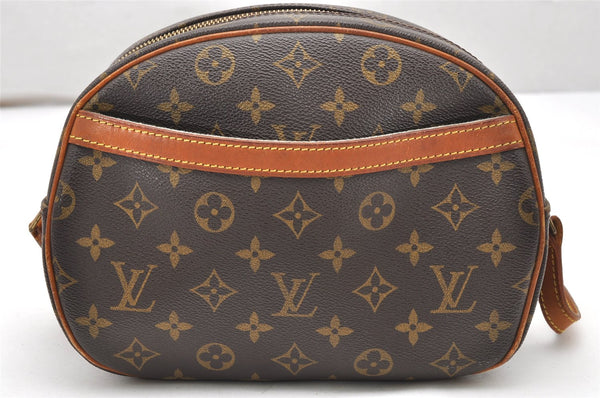Authentic Louis Vuitton Monogram Blois Shoulder Cross Body Bag M51221 LV 3044K