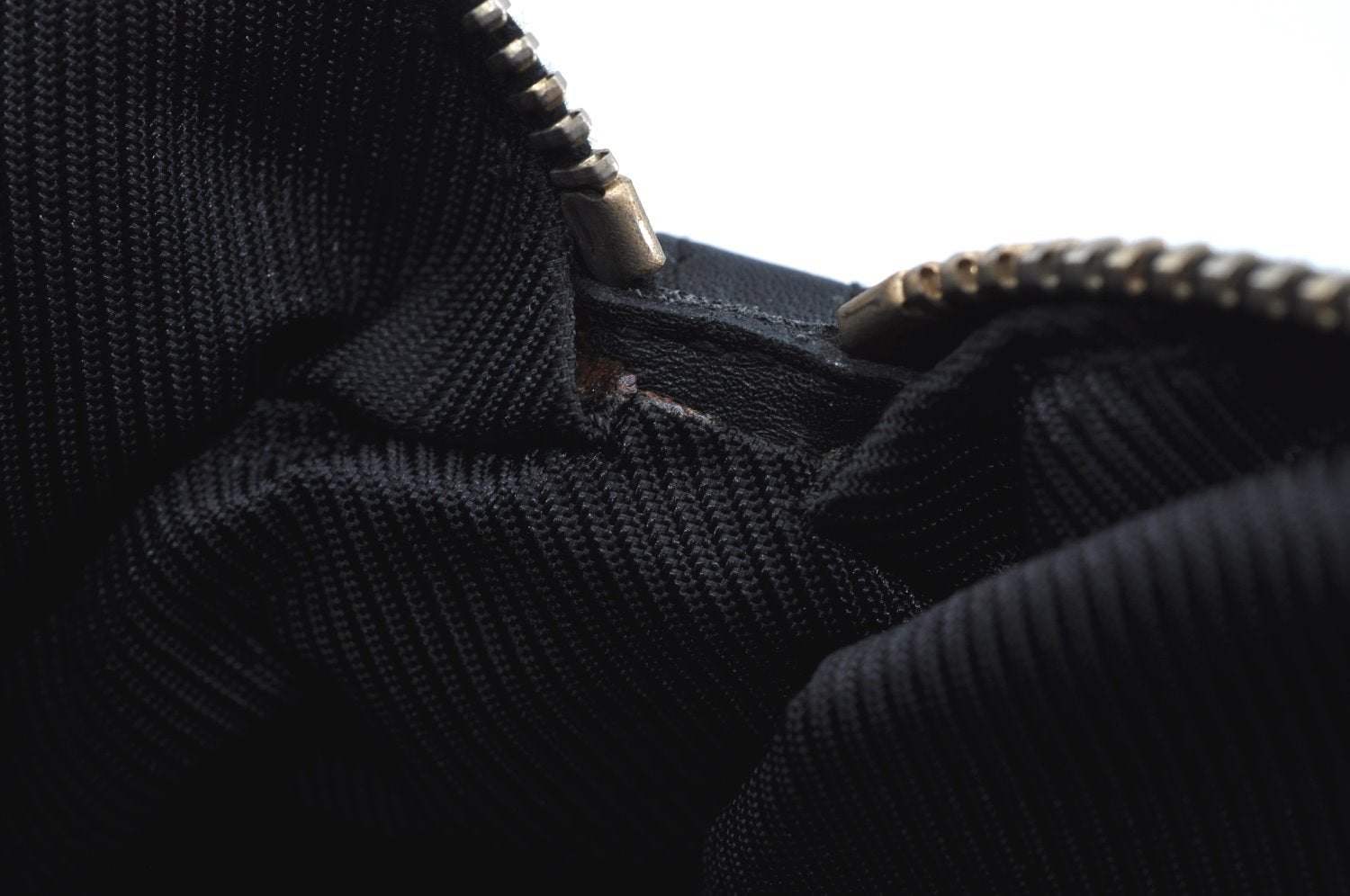 Authentic GUCCI Hand Boston Bag Purse GG Canvas Leather 0000851 Black 3046H