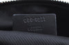 Authentic GUCCI Hand Boston Bag Purse GG Canvas Leather 0000851 Black 3046H