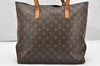 Authentic Louis Vuitton Monogram Cabas Mezzo Shoulder Tote Bag M51151 Junk 3046K