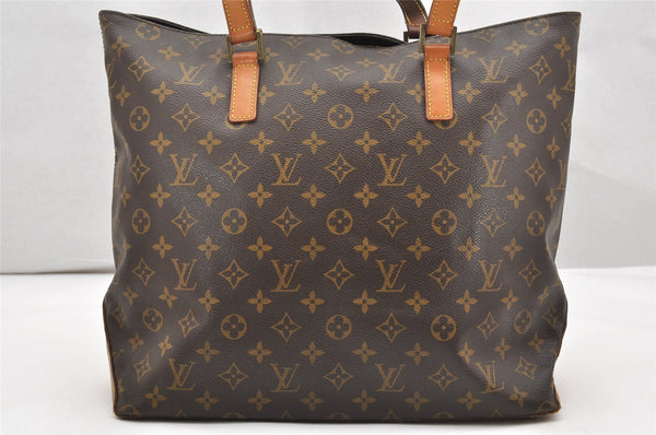 Authentic Louis Vuitton Monogram Cabas Mezzo Shoulder Tote Bag M51151 Junk 3046K