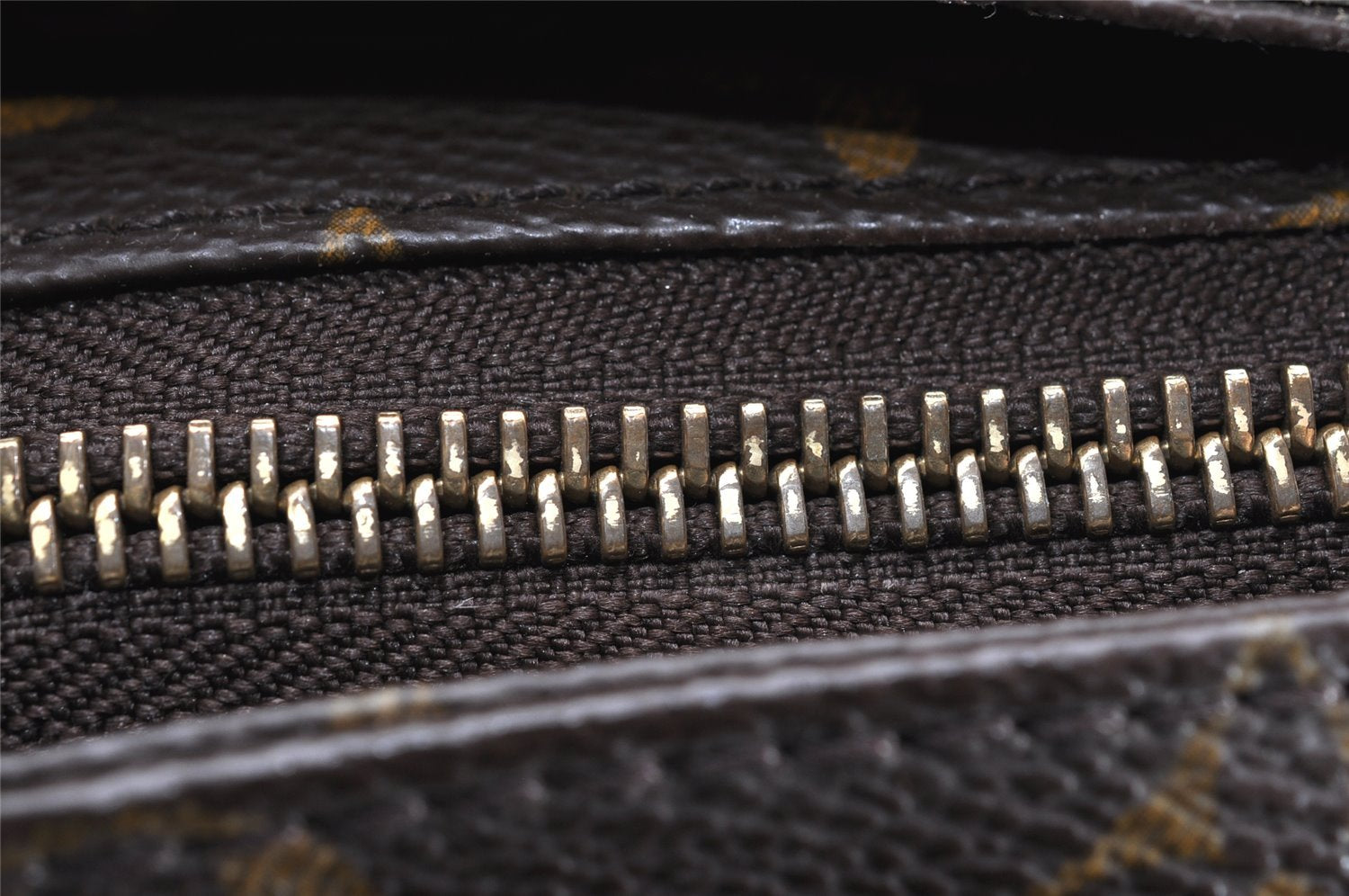 Authentic Louis Vuitton Monogram Cabas Mezzo Shoulder Tote Bag M51151 Junk 3046K