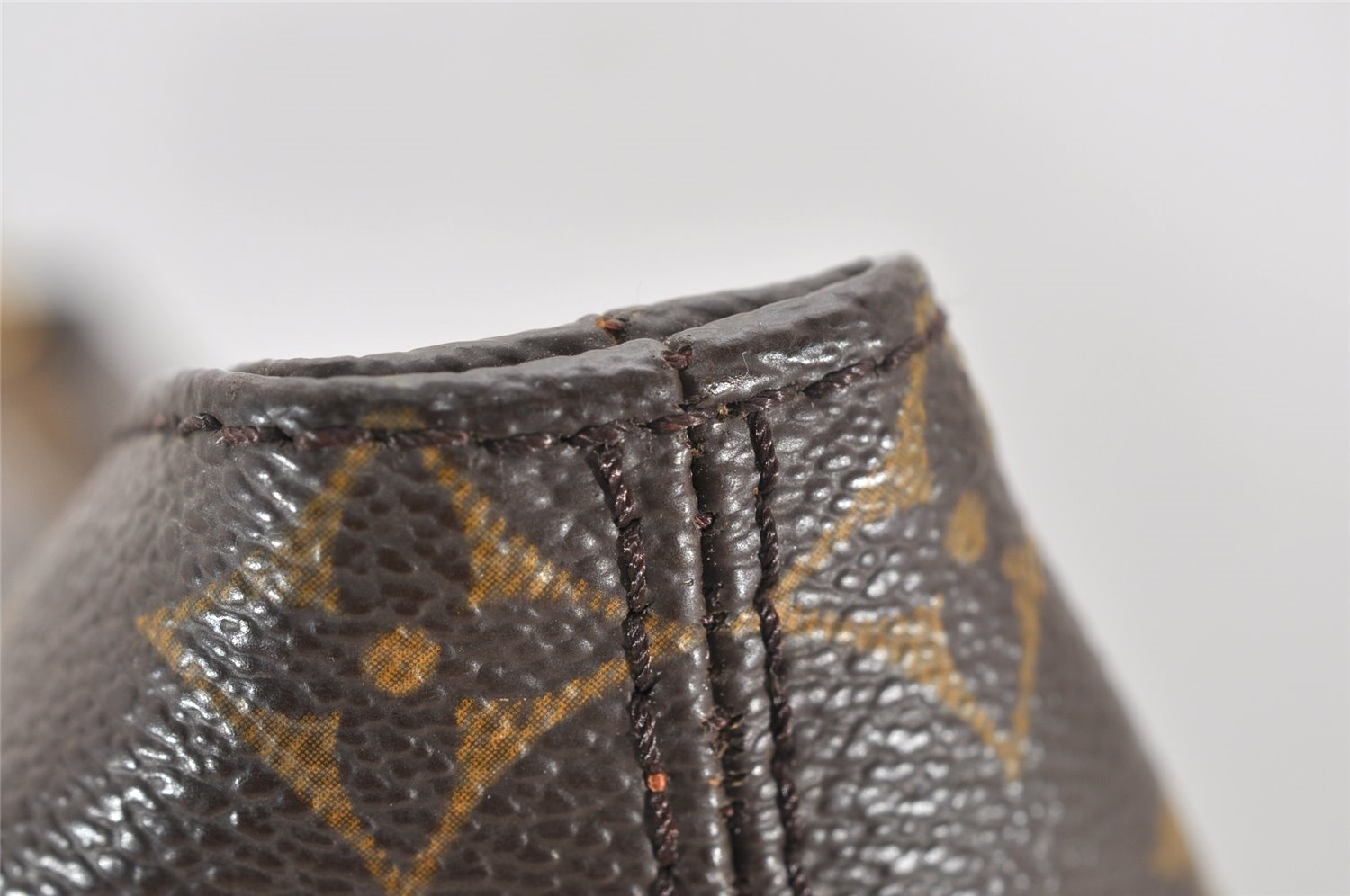 Authentic Louis Vuitton Monogram Cabas Mezzo Shoulder Tote Bag M51151 Junk 3046K