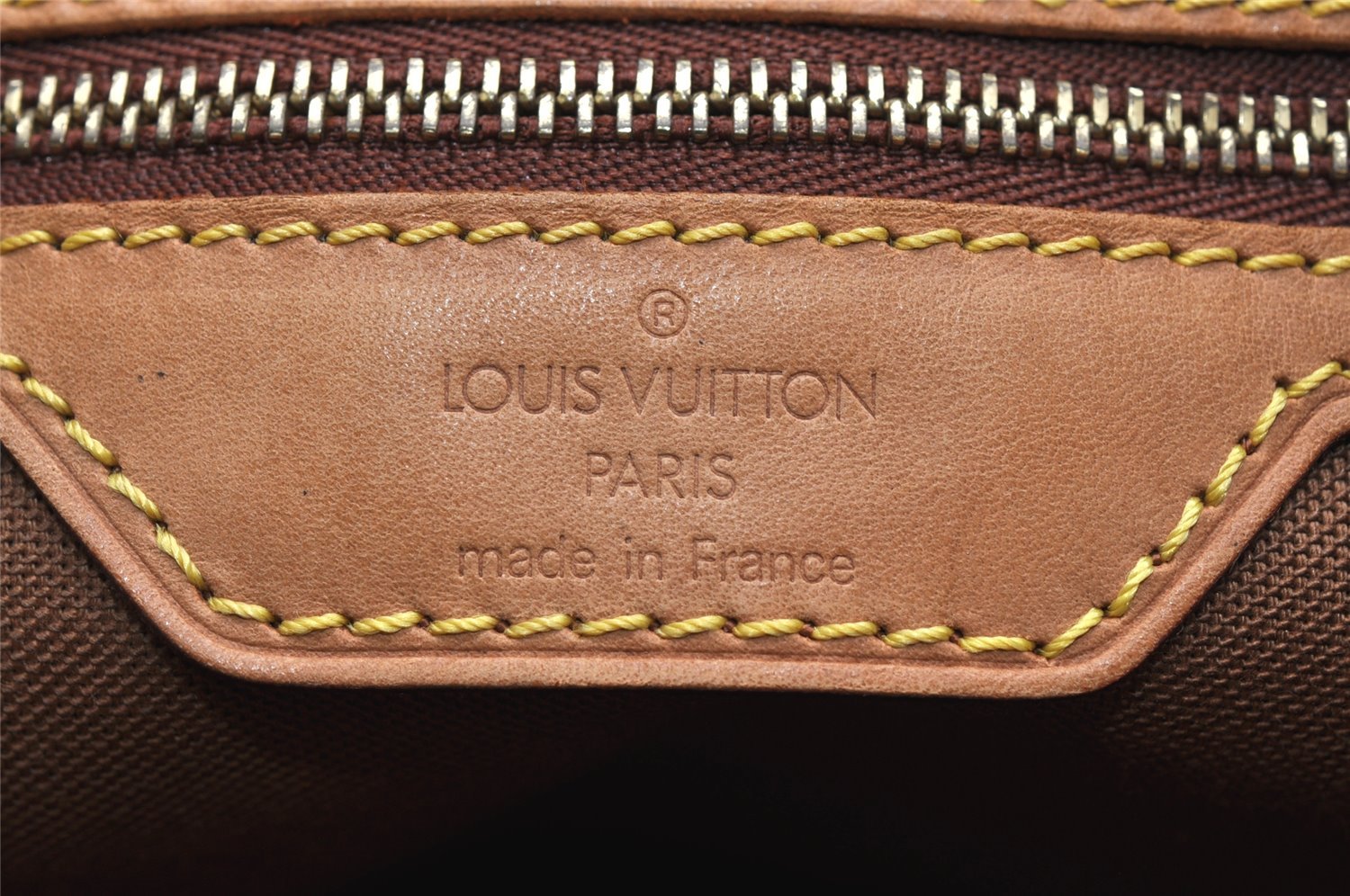 Authentic Louis Vuitton Monogram Cabas Mezzo Shoulder Tote Bag M51151 Junk 3046K