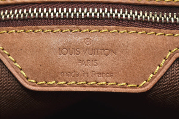 Authentic Louis Vuitton Monogram Cabas Mezzo Shoulder Tote Bag M51151 Junk 3046K