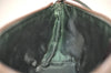 Authentic GUCCI Web Sherry Line Hand Bag Pouch GG Canvas Leather Brown 3047J