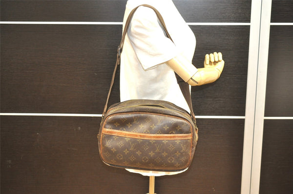Authentic Louis Vuitton Monogram Reporter PM Shoulder Cross Bag M45254 LV 3048I
