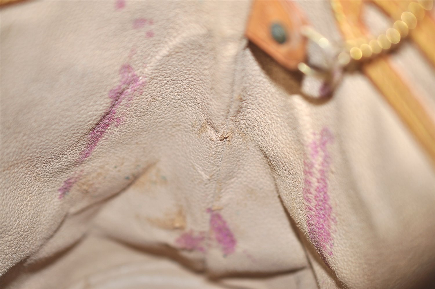 Authentic Louis Vuitton Monogram Bucket PM Shoulder Tote Bag M42238 Junk 3048K