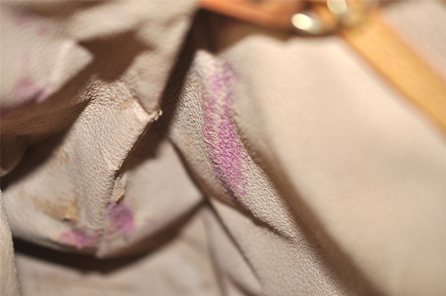 Authentic Louis Vuitton Monogram Bucket PM Shoulder Tote Bag M42238 Junk 3048K