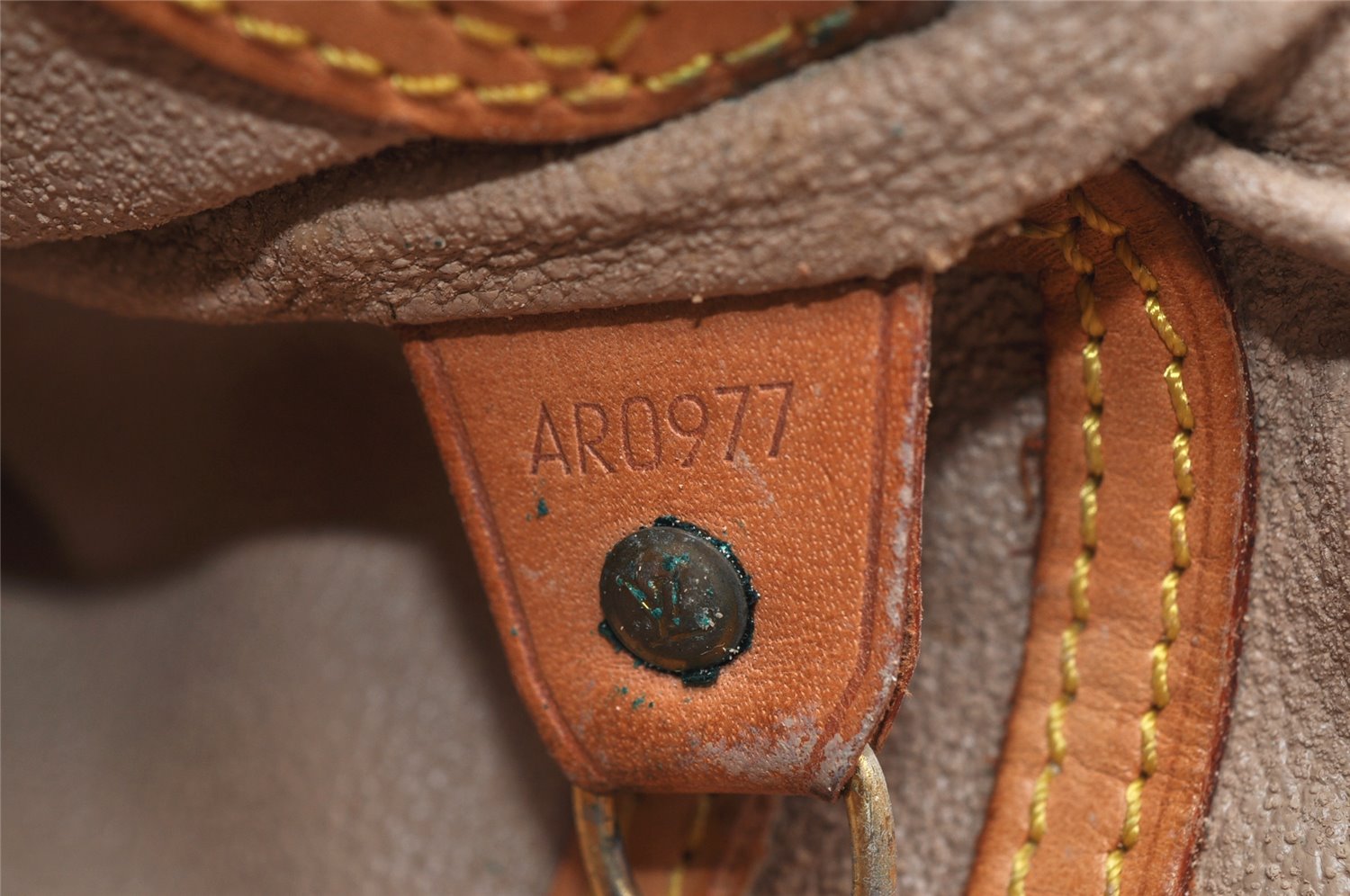 Authentic Louis Vuitton Monogram Bucket PM Shoulder Tote Bag M42238 Junk 3048K