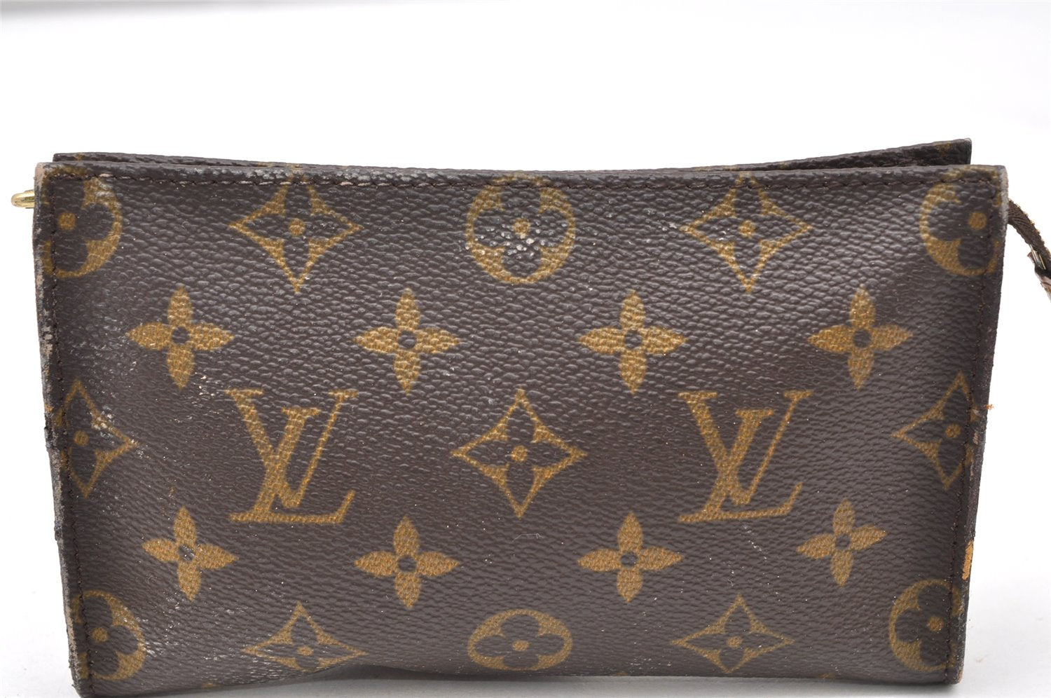 Authentic Louis Vuitton Monogram Bucket PM Shoulder Tote Bag M42238 Junk 3048K