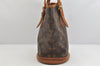 Authentic Louis Vuitton Monogram Bucket PM Shoulder Tote Bag M42238 Junk 3049K