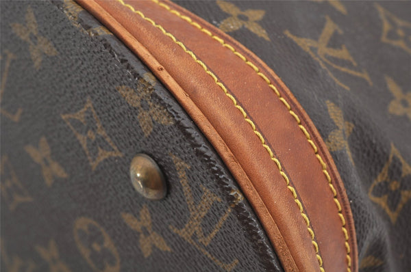 Authentic Louis Vuitton Monogram Bucket PM Shoulder Tote Bag M42238 Junk 3049K
