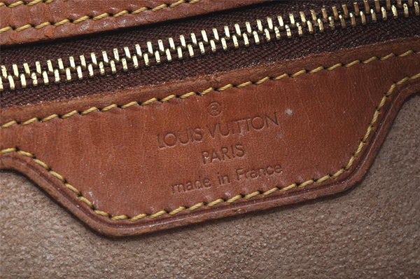 Authentic Louis Vuitton Monogram Bucket PM Shoulder Tote Bag M42238 Junk 3049K