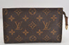 Authentic Louis Vuitton Monogram Bucket PM Shoulder Tote Bag M42238 Junk 3049K