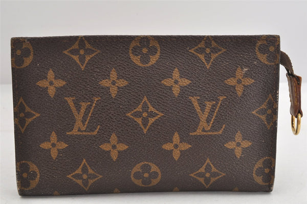 Authentic Louis Vuitton Monogram Bucket PM Shoulder Tote Bag M42238 Junk 3049K