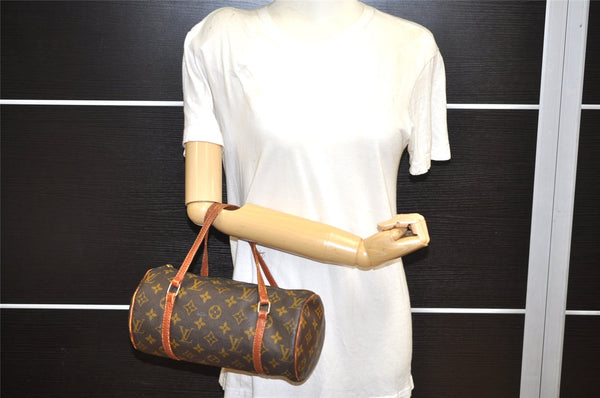 Authentic Louis Vuitton Monogram Papillon 26 Hand Bag Old Model LV 3050K