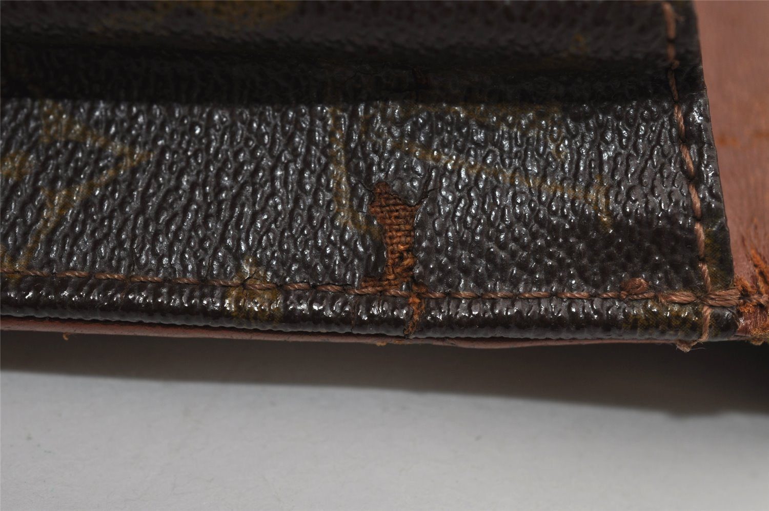 Auth Louis Vuitton Monogram Pochette Dame GM Clutch Hand Bag Old Model LV 3051I