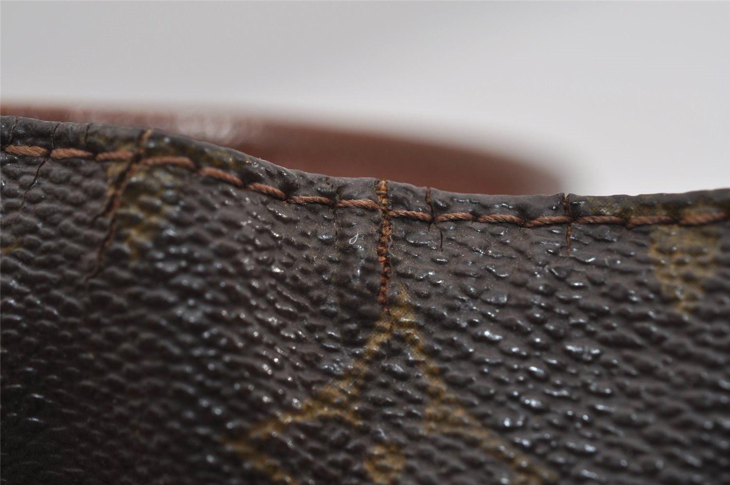 Auth Louis Vuitton Monogram Pochette Dame GM Clutch Hand Bag Old Model LV 3051I