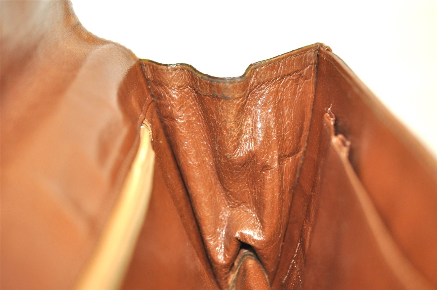 Auth Louis Vuitton Monogram Pochette Dame GM Clutch Hand Bag Old Model LV 3051I