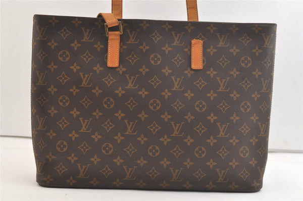 Authentic Louis Vuitton Monogram Luco Shoulder Tote Bag M51155 LV Junk 3052K