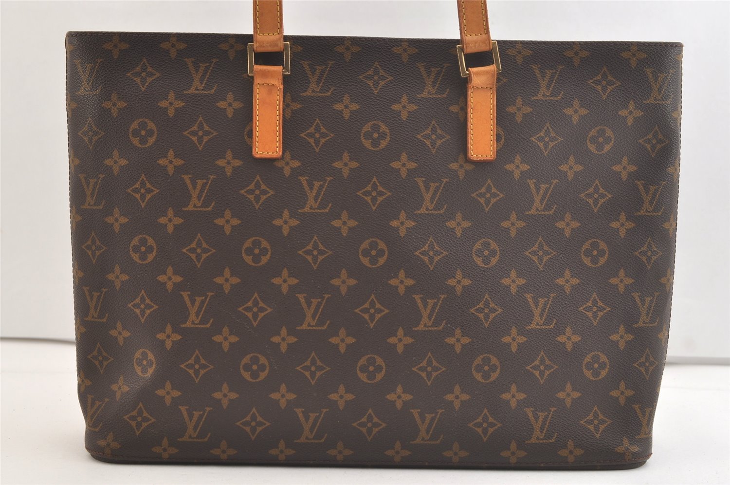 Authentic Louis Vuitton Monogram Luco Shoulder Tote Bag M51155 LV Junk 3052K