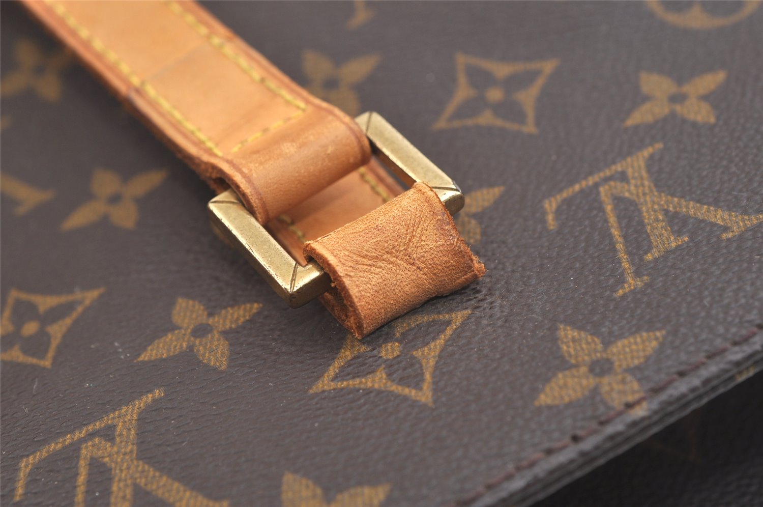 Authentic Louis Vuitton Monogram Luco Shoulder Tote Bag M51155 LV Junk 3052K