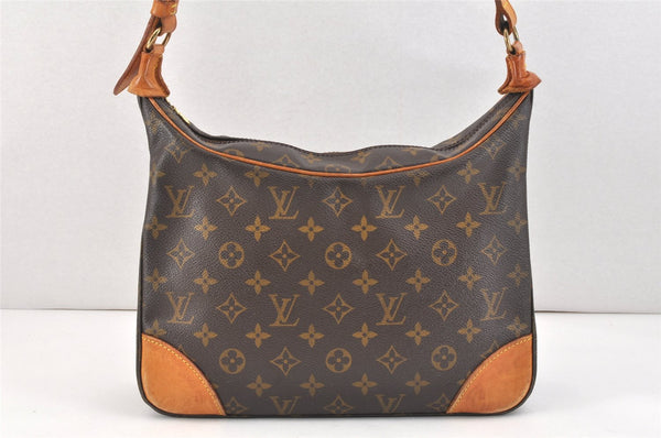 Authentic Louis Vuitton Monogram Boulogne 30 Shoulder Cross Bag M52165 LV 3053K