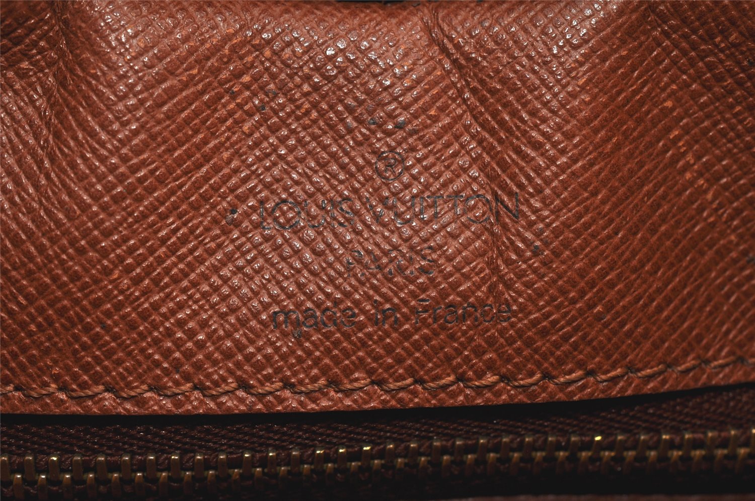 Authentic Louis Vuitton Monogram Boulogne 30 Shoulder Cross Bag M52165 LV 3053K