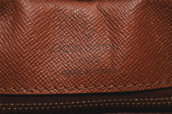 Authentic Louis Vuitton Monogram Boulogne 30 Shoulder Cross Bag M52165 LV 3053K